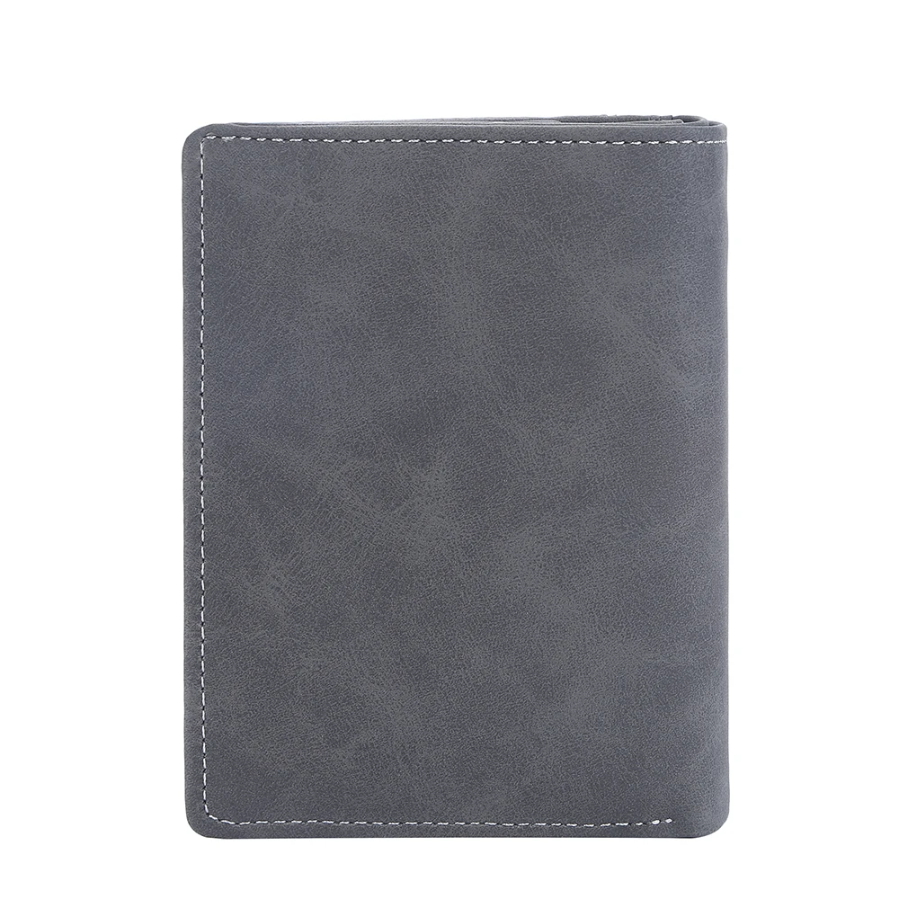 새로운 가죽 남성 지갑 고품질 지퍼 짧은 디자인 지갑 힙스터 신용카드 홀더 동전 지갑 빈티지 지갑