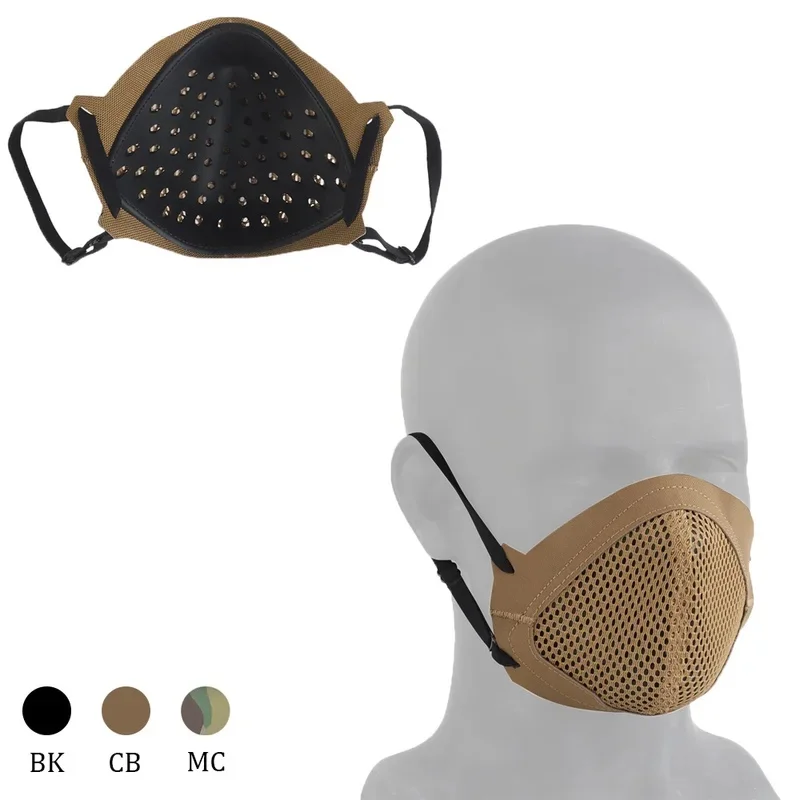 Universal Tactical sports mask with breathable mesh and soft silicone inner layer ventilation mask Outdoor