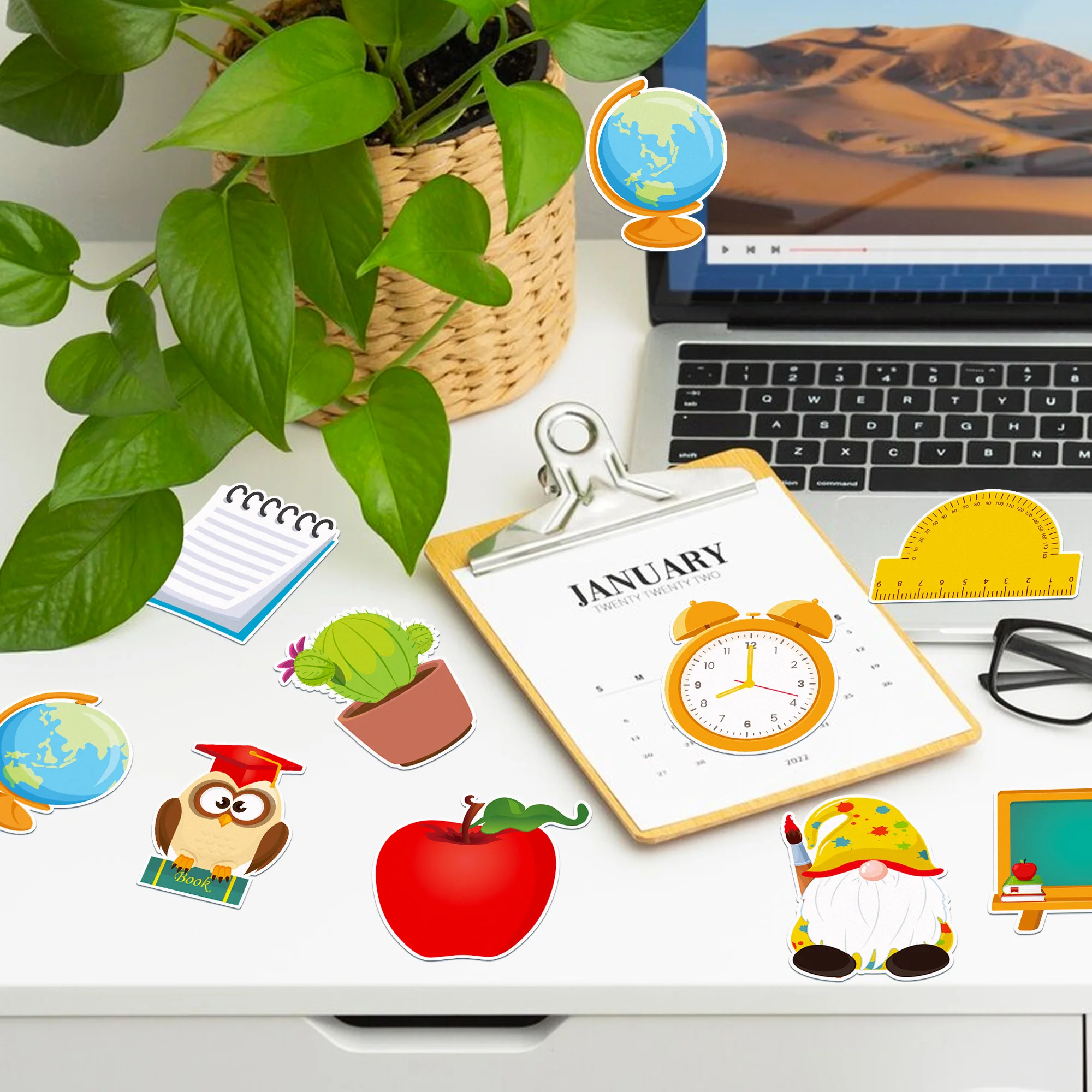 Samoprzylepne karteczki samoprzylepne z motywem powrotu do szkoły Notatnik Notatniki do pisania na przyjęcia z powrotem do szkoły