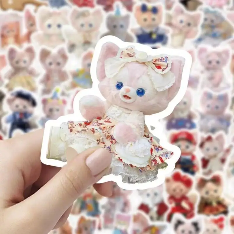 

60Pcs/set Disney Lingna Belle Cartoon Cute Stickers Suitable for Mobile Phone Computer Skateboard Stationery Decoration Stickers