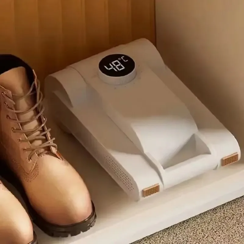 Portable Boot Shoe Dryer and Warmer with 24-Hour Delay Timer, Auto-off Timer, Folding Design and Smart Panelshoe Heater