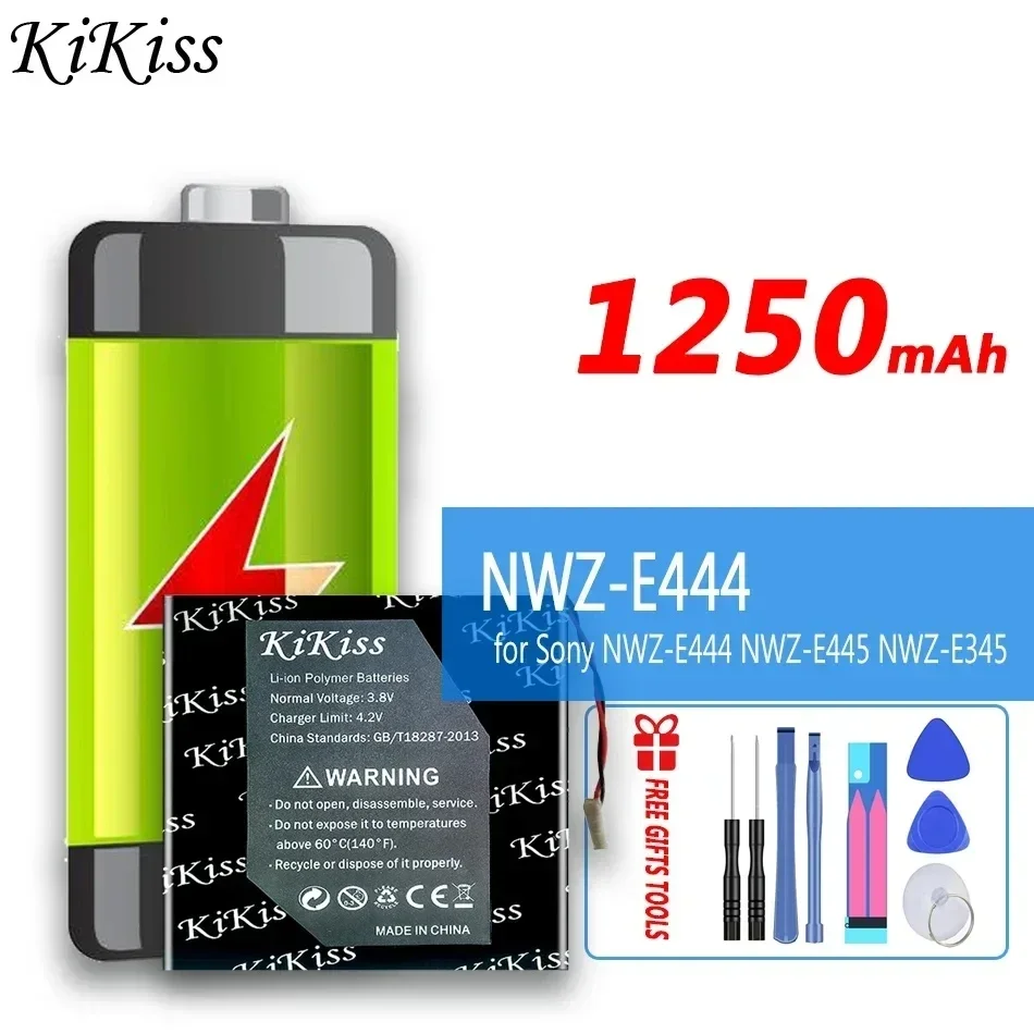 1250mAh KiKiss Battery for Sony NWZ-E444 NWZ-E445 NWZ-E345 NWZ-WH303 E373 E383 A864 A865 LIS1425HNPC SRS-BTV5 NWZ-E344 NWZ-E443