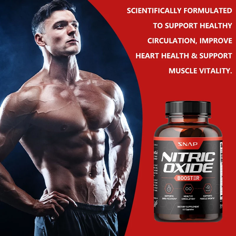 Male Enhancement Supplements - Pre-Workout, Muscle Building, Endurance Support, Heart Health, Circulation