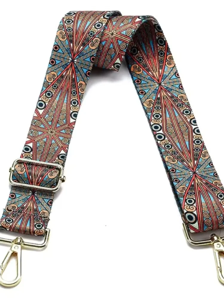 National Wind Handbags Chain Interchangeable Adjustable Nylon Decorative Chain Colored Bags Belts Fashion Shoulder Bags Straps
