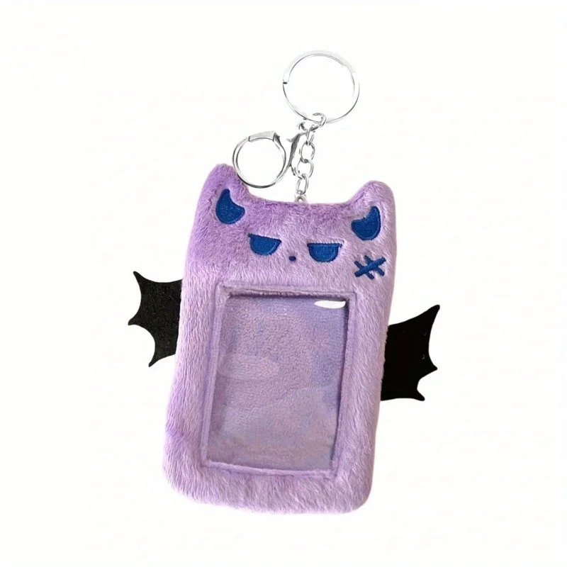 Little Devil Series Plush Card Holder Campus Student Polaroid Photo Card Meal Card Bus Card Display Pendant