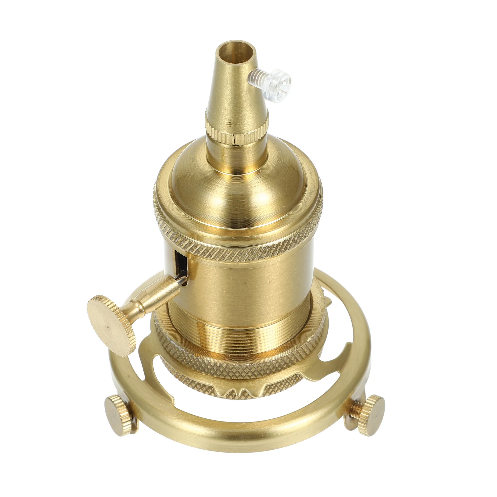 

Aluminum Copper Pendant Light Holder Retro Hanging Light Socket Ceiling Fixture Lamp Holder E27 Bulb Socket Lamp Power Cord