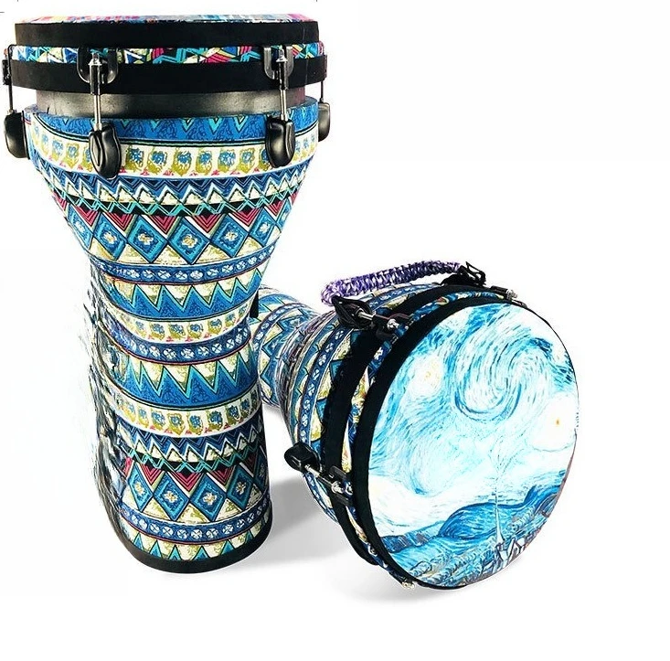 

African drum 8/10/12 inch beginner, Yunnan Lijiang tambourine introduction, professional percussion drum