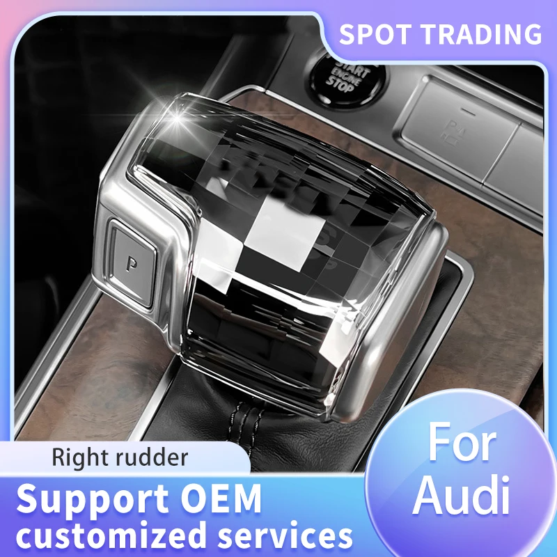 

Crystal Gear Shift Knob Crystal shift gear is brand new and suitable for Audi right-hand drive special crystal shift lever A4 ca