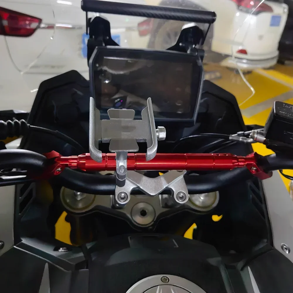 For VOGE DS900X 900DSX DSX900 DSX 900 DSX Motorcycle Accessories Handlebar Strengthen Balance Bar Crossbar Mobile Phone Stand