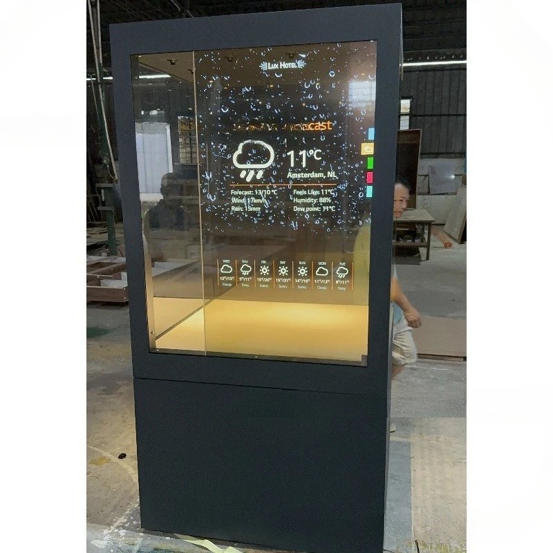 Cultural Relics Interactive Showcase AR Museum Showcase OLED Transparent Screen Wenbo