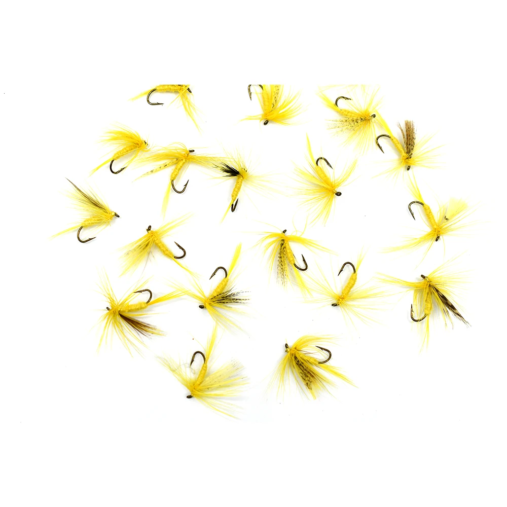 MNFT Señuelo Moscas secas estilo insecto mosquito para pesca de trucha - imagen 2