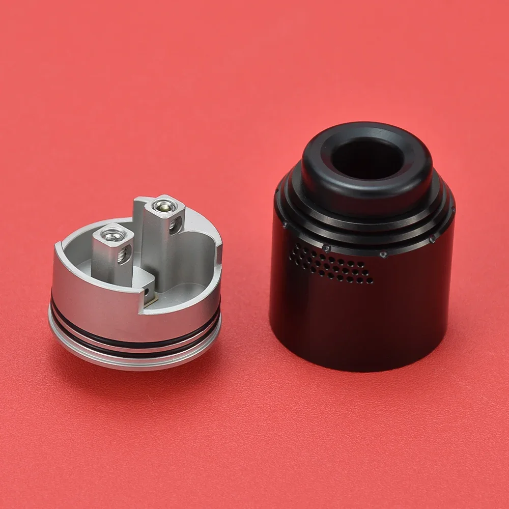 Wolfcoolvape Temple 28 mm RDA - Broche BF reconditionnable, atomiseur E-Cig, vs QP Kali V2 RDA