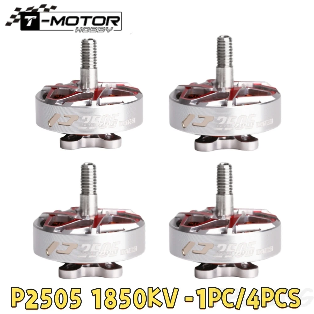 

Бесщеточный двигатель T-MOTOR P2505 Ultralight 1850KV 4-6S для FPV-дронов 5-7 дюймов, гоночных и фристайл-мультироторных квадрокоптеров с увеличенной дальностью полета