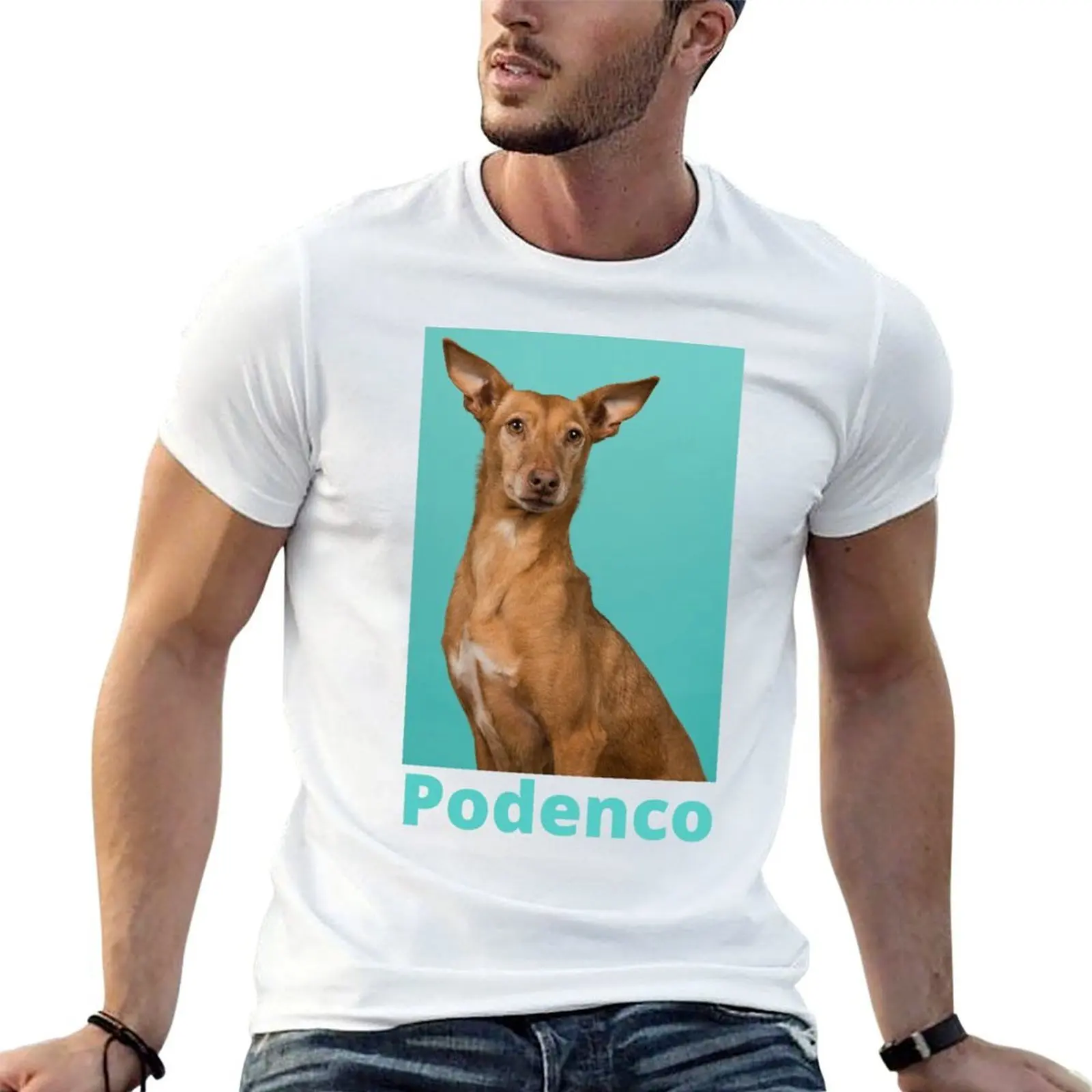 

Podenco T-Shirt man t shirts for men casual t shirts for man pack cotton black cotton t-shirt plain for man package T-Shirt