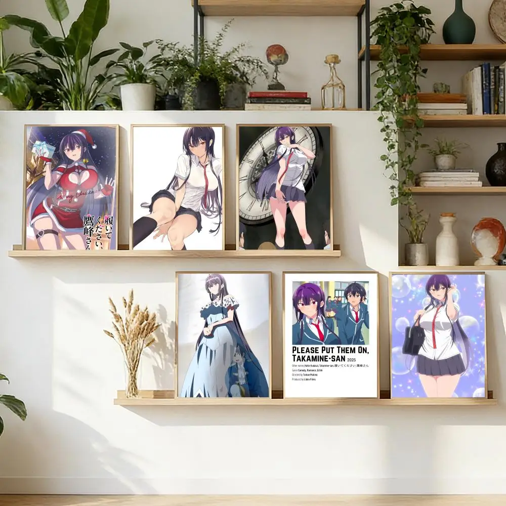 Póster de Anime T-takamine san, Impresión Artística Elegante |   Decoración de Pared para Sala de Estar y Dormitorio