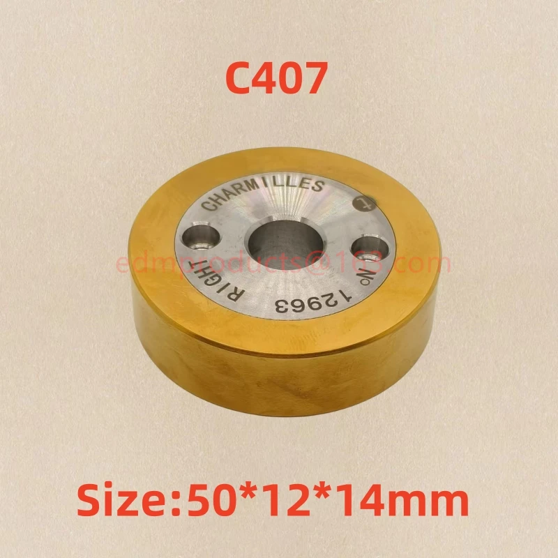 C407 Pinch Roller 130003359 OD50*ID12*14T mm Left roller for Charmilles ROBOFIL290/300/310/500/510 EDM Wire Cutting Machine