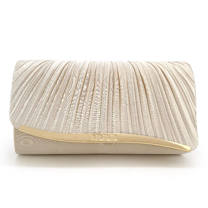 

Elegant Evening Clutch for Women Silver Black White Chain Shoulder Bag Premium Formal Bag for Wedding & Party