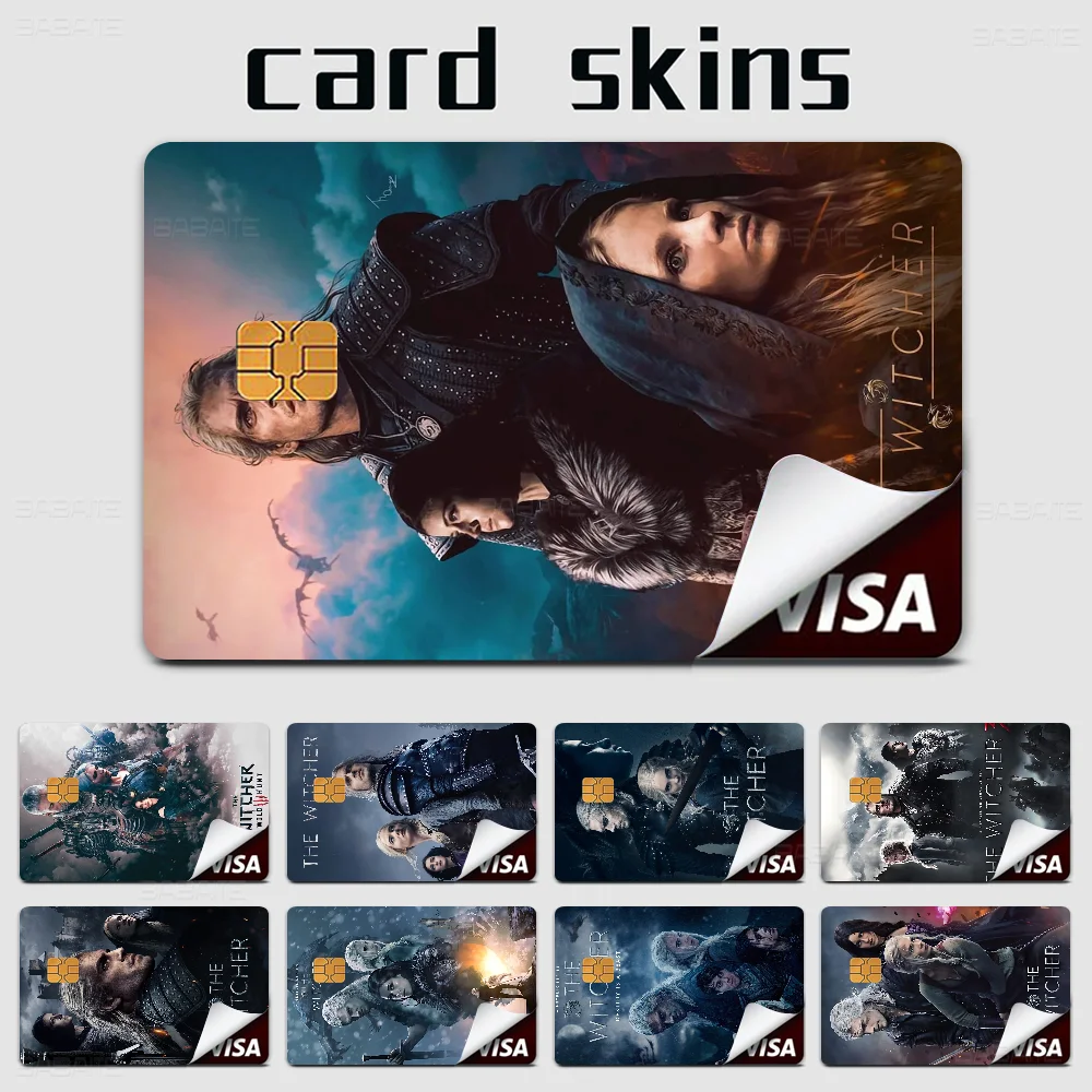 Game The W-Witchers Anime Spend Or Save Funny Shell On Off Ultra Thin No Fade Sticker Skin Cover Film For Debit Credit Card