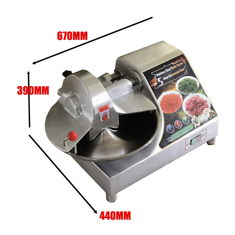 

SellingElectric 110v 220v Multifunctional commercial food chopper Bowl Cutter Meat grinder Ginger garlic grinder for Restaurant