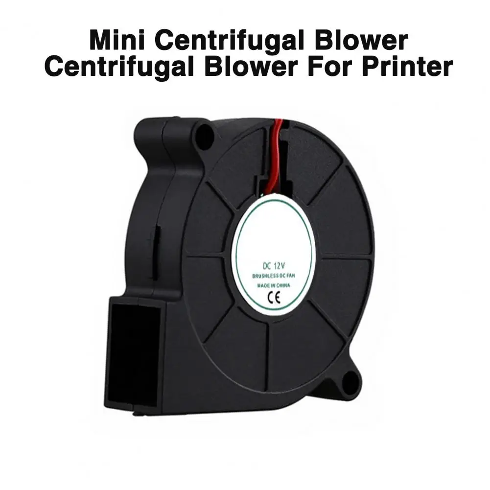 Cpu Fan 3d Printer Cooling Fan Dc 5v/12v/24v Silent Turbo Blower Heat Dissipation 2 Pin Terminal Printer Accessories Replacement