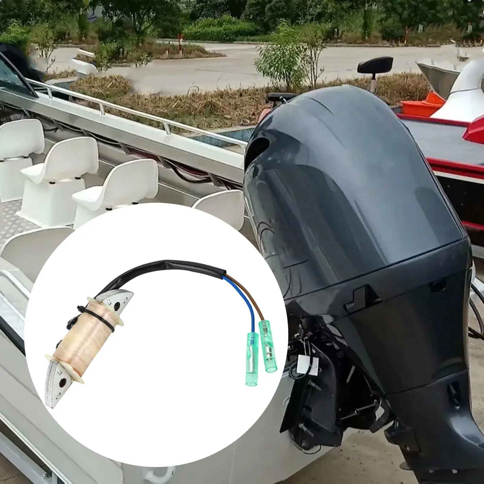 

Катушка зажигания для лодки 63V-85520, катушка зажигания для 2T 9.9HP 15HP