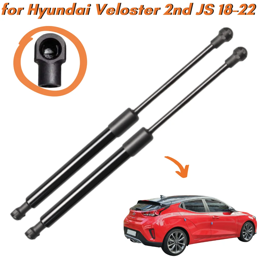 

Qty(2) Trunk Struts for Hyundai Veloster 2nd (JS) Hatchback 2018-2022 Rear Tailgate Lift Supports Gas Springs Shock Absorbers