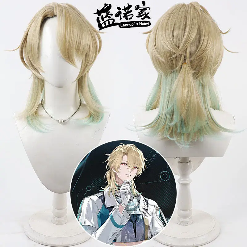 アニメ荒波の波ルーカ・ヘルセンコスプレウィッグハロウィンカーニバルパーティー小道具人工毛耐熱繊維 + ウィッグキャップ