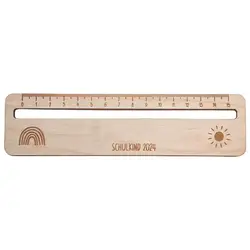 Guided Reading Tools Wooden Guided Reading Ruler Text Guide for Children Students Measuring Ruler Reading Tools  Accessories