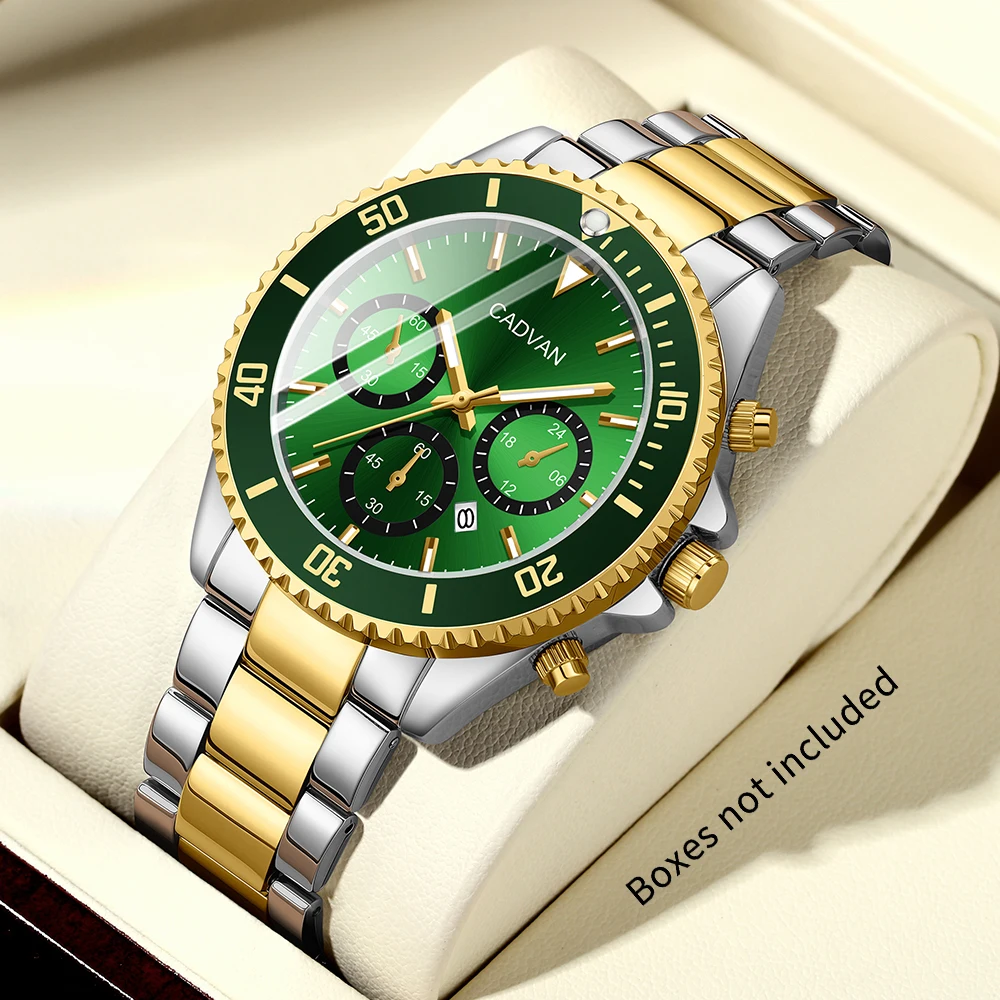 1Pcs Men's Stylish Watch Set, Business & Elegant, Ideal Gift For Ramadan Presents, Father's Day, Christmas, Family Gatherings