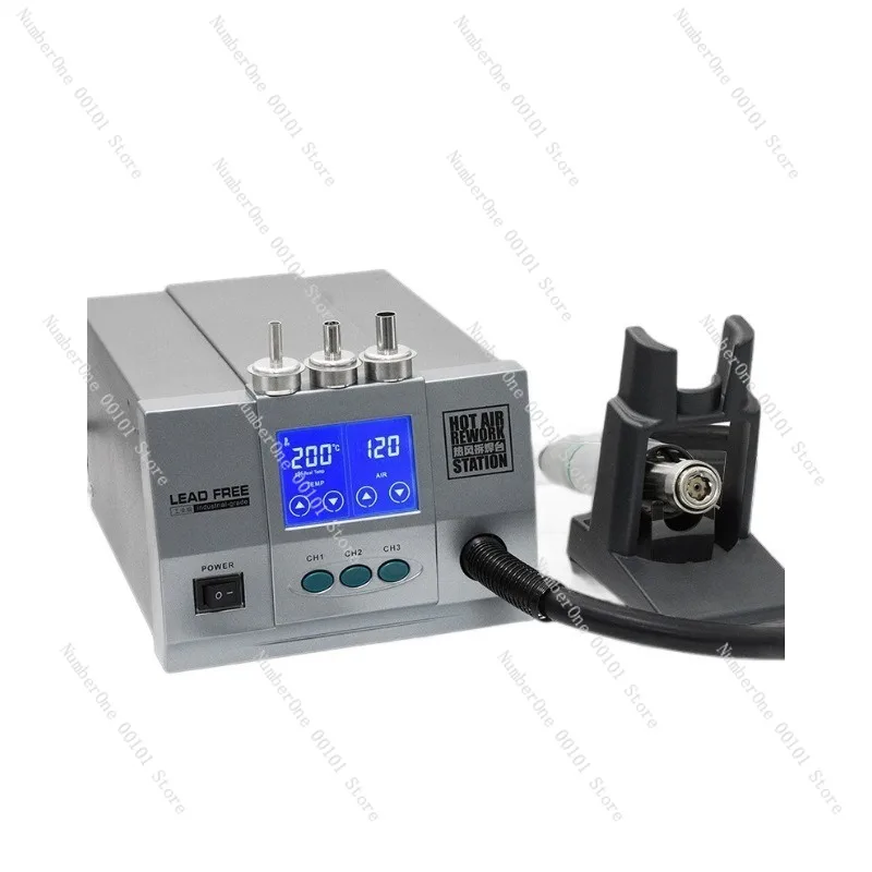 861x smart thermostatic lcd screen 1300w high-power industrial-grade hot air gun & 861dw soldering station