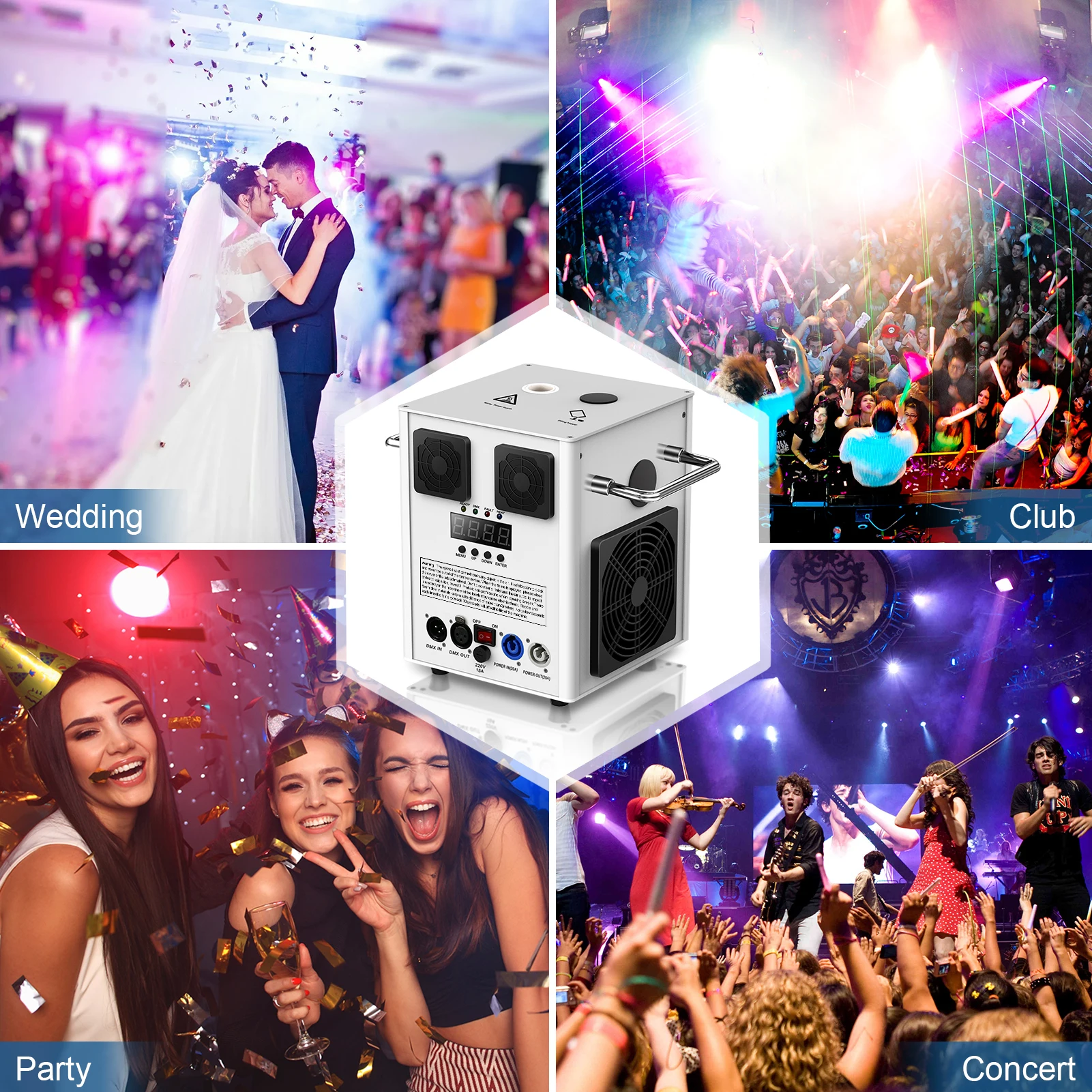 700W Cold Spark Machine Cold Fireworks Fountain Spark Effect Machine Sparkler Machine Stage Equipment For Party Church Wedding