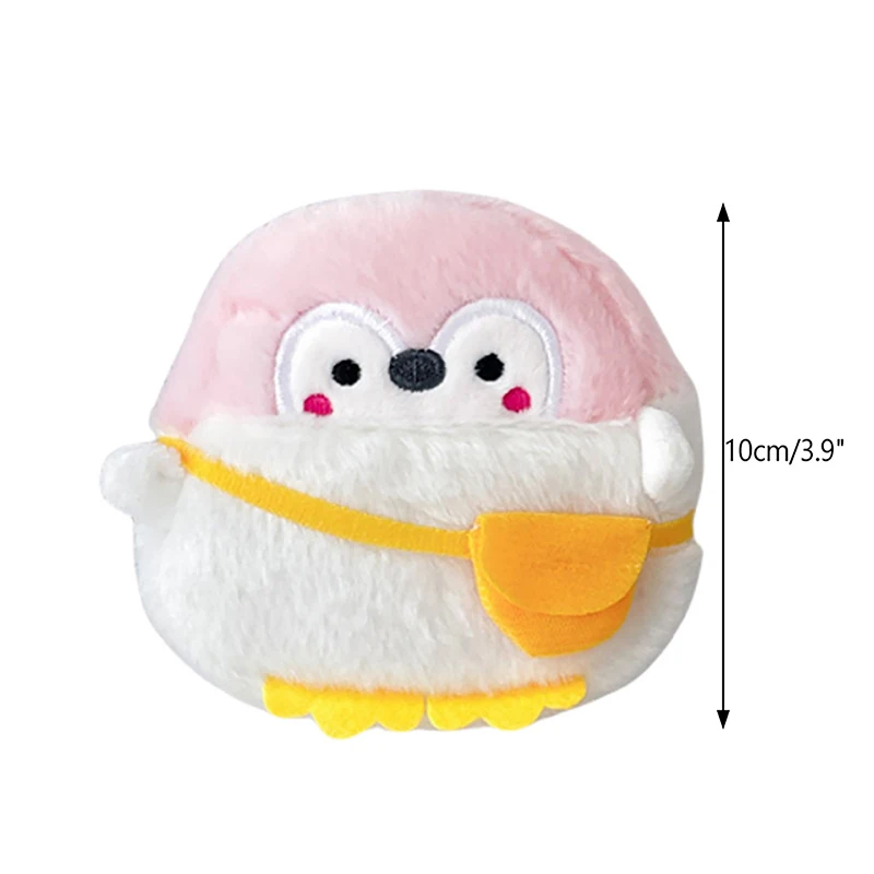 Cute Little Penguin Coin Purse Soft Mini Cartoon Coin Purse Lovely Data Line Bag Simplicity Durable Plush Coin Purse Accessories