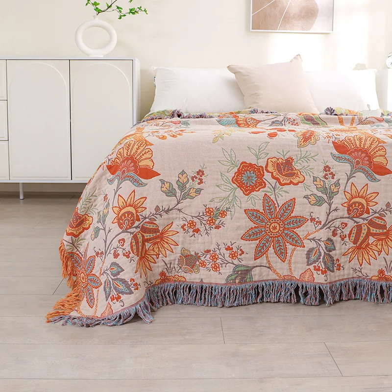 

All Season Sofa Blanket Non Slip Cushion Cover Multi Purpose Dustproof Throw for Living Room