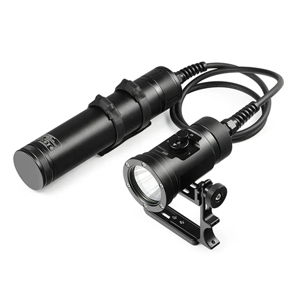 Asafee DT Series SBT90 Light Powerful Diving Torch 5000 Lm Underwater 150m IPX8 Diving 18650 Battery Powerful Led Flashlight