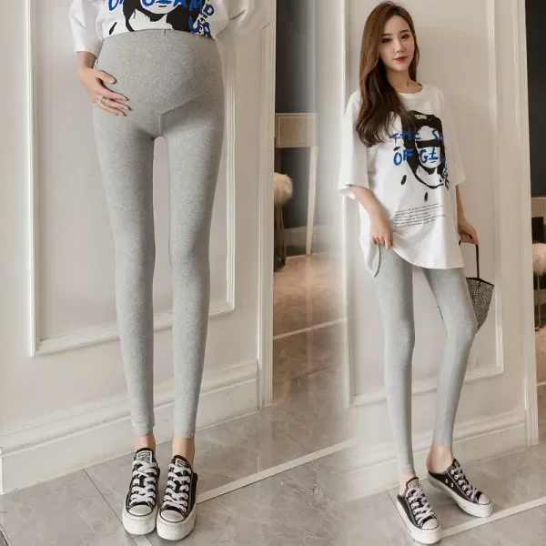 Summer Maternity Pants Size   Loose for Pregnant Women   Spring Pregnancy Clothes Blend Side Trousers