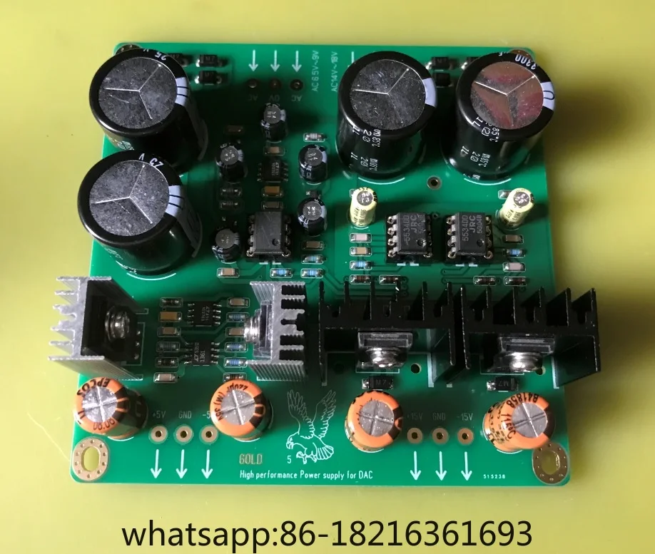 

DAC special +-12~18V; +-5V regulated power board