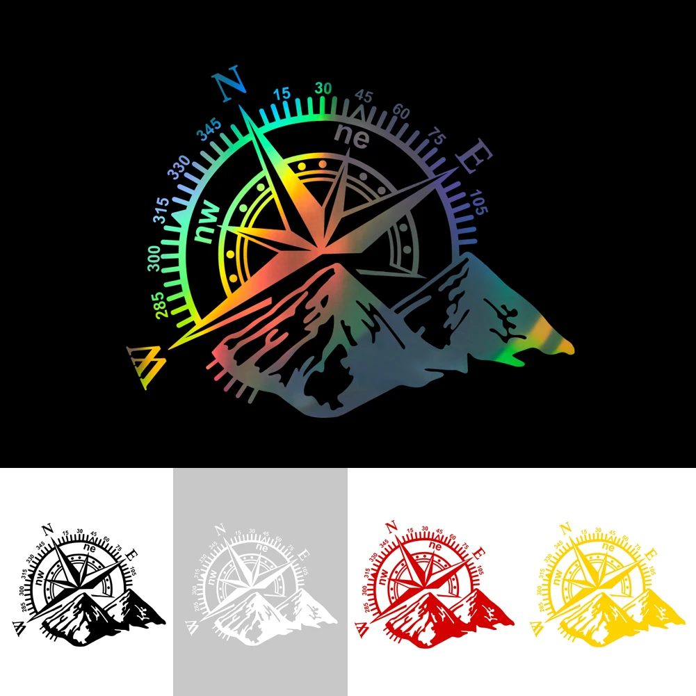 

Reflective Laser PVC Compass Graphics Sticker for Car Door Hood Body Side Decals Vinyl Auto Exterior Styling Film Foil Sheets