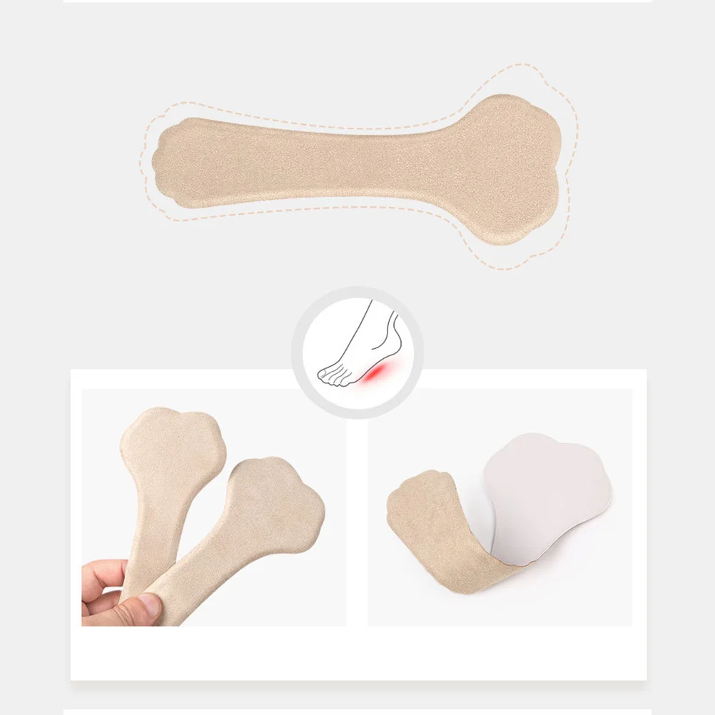 

2 Pairs Self-Adhesive High Heel Insoles Women Shoe Support Flannel Cushion Sandals Boot Slippers Comfortable Pain Relief
