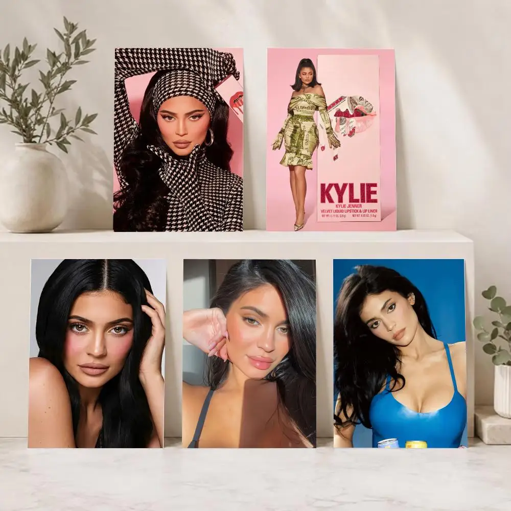 Glamorous Trendy Celebrity K-Kylie Jenner Poster Series HD Wall Living Room Home Decor Gift