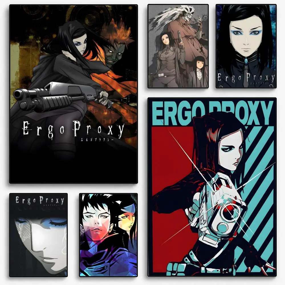 Anime E-Ergo Proxy Poster Room Home Decoration Interior Wall Art Printing Garage Posters Gift