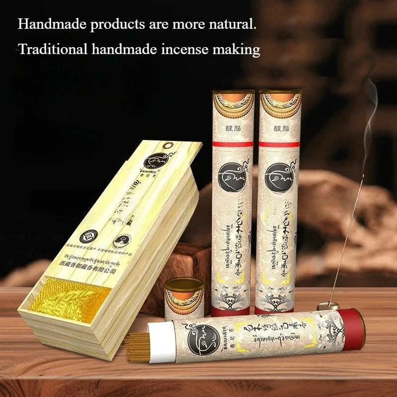 70g Tibetan Style Authentic Natural Handmade Incense Sticks Temple Worship Meditation Hotel Lobbies Promotes Sleep Joss Stick