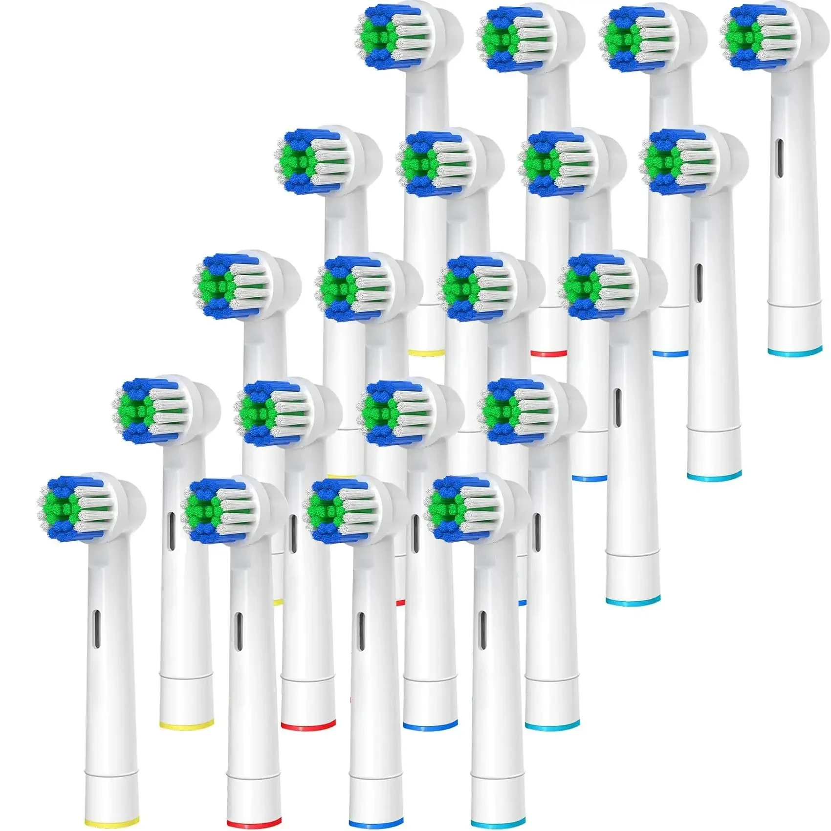 20pcs Electric Toothbrush Heads For SB17A(SB-17A)Oral-B Triumph,Professional Care,Vitality,Advance Power,Plak Control,Pro Health