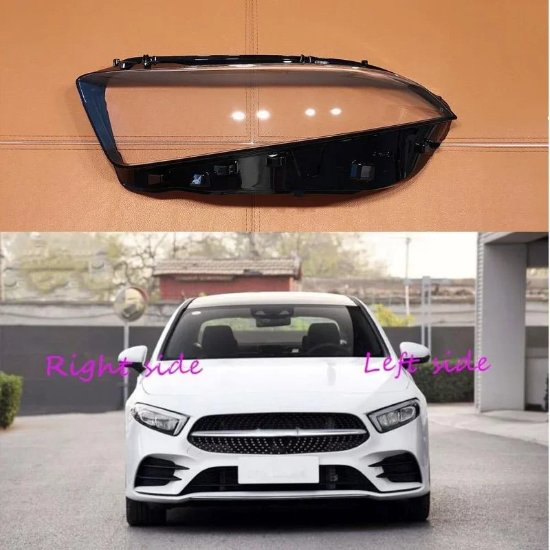 For Mercedes-Benz A-Class W177 A180L A180 A200L A200 2019 2020 2021Car Headlight cover Headlamp Lens Auto Shell Cover