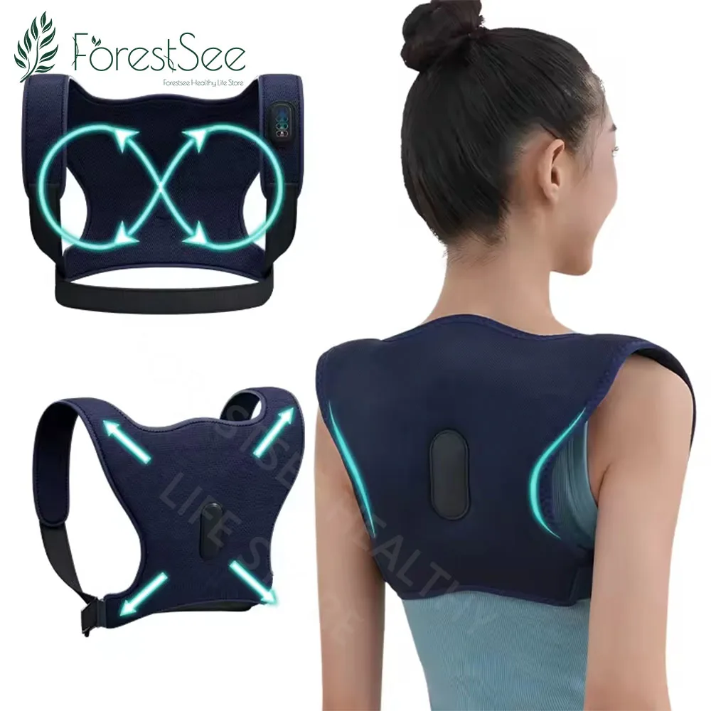 

Back And Shoulder Massager Household Anti Hunchback Multi-function Vibration Hot Cervical Spine Shoulder And Neck Massager