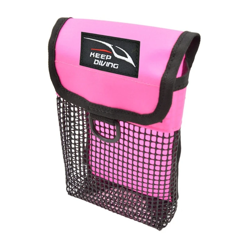 77HC  Diving Signal Tub Reel  Buoy Storage Mesh Bag Underwater Gear Equipment Holder Carry  Outdoor Diving Bag