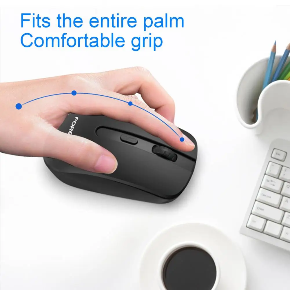 Office Mouse  Durable Power-saving Wide Compatibility  Adjustable DPI 2.4G Wireless Mouse for Laptop