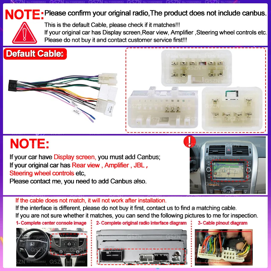 QSZN For Toyota Corolla 10 E140 E150 2006 - 2013 Car Radio Android 13 Multimedia Video Player AI Voice CarPlay Auto Head Unit 4G