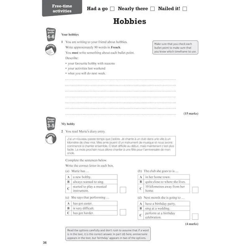 مصنف Pearson Revise AQA GCSE French Revision لامتحان 2026 و2027 مواصفات جديدة Stuart Glover 9781292739755 #5