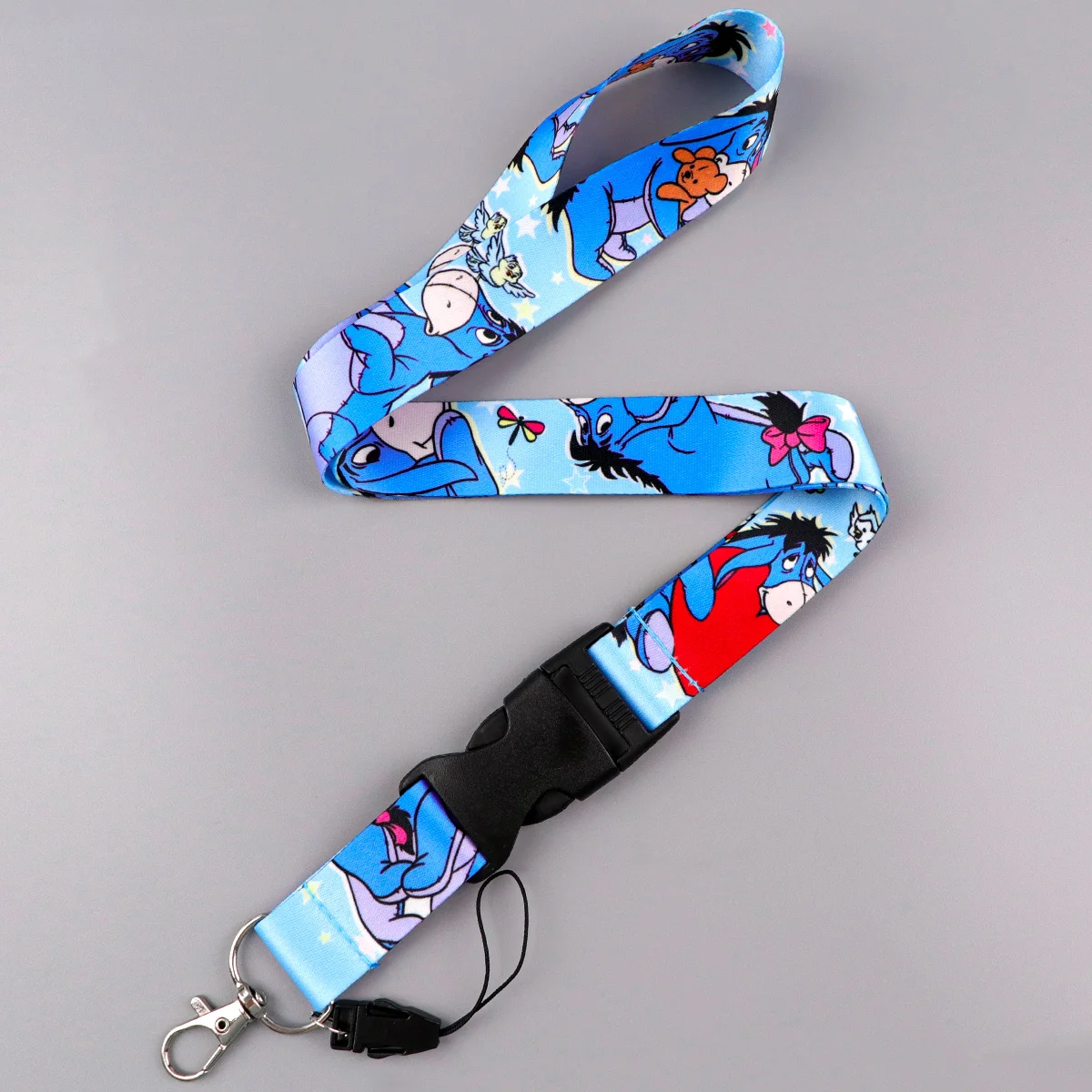 

Cute Donkey Buckle Lanyards Keys Chain ID Credit Card Cover Pass Mobile Phone Straps Neck Straps Hanging Rope Phone Accessories