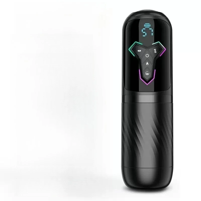 Automatic Piston Telescopic Heated Male Masturbator Cup with 10 Vibrations and 5 Suction Modes Penis Pump LCD Sex Toys for Men